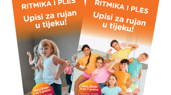 Upisi u Ritmiku i ples za djecu predškolske dobi u rujnu 2024.