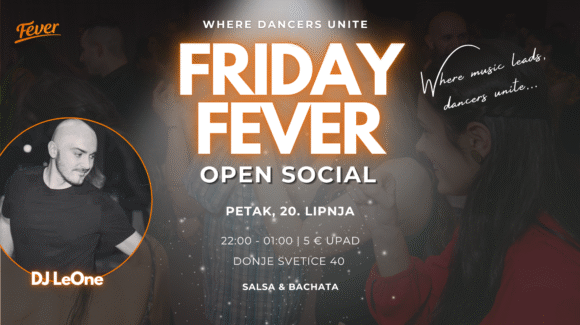 🎊 Friday Fever: Open Social – Where Dancers Unite (20.6.)